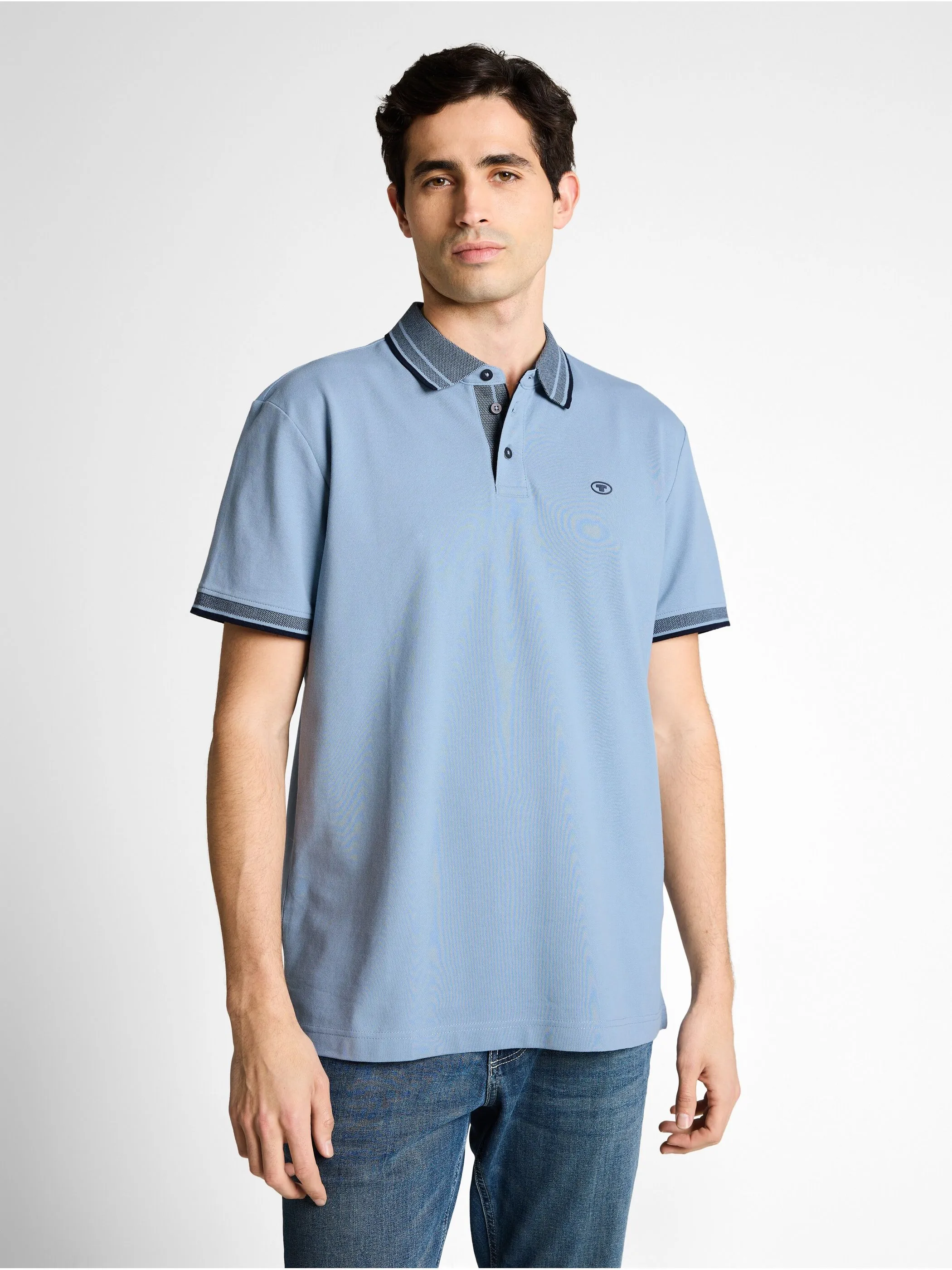 Tom Tailor 1050778 NOS printed polo Blau 922100 39441 1